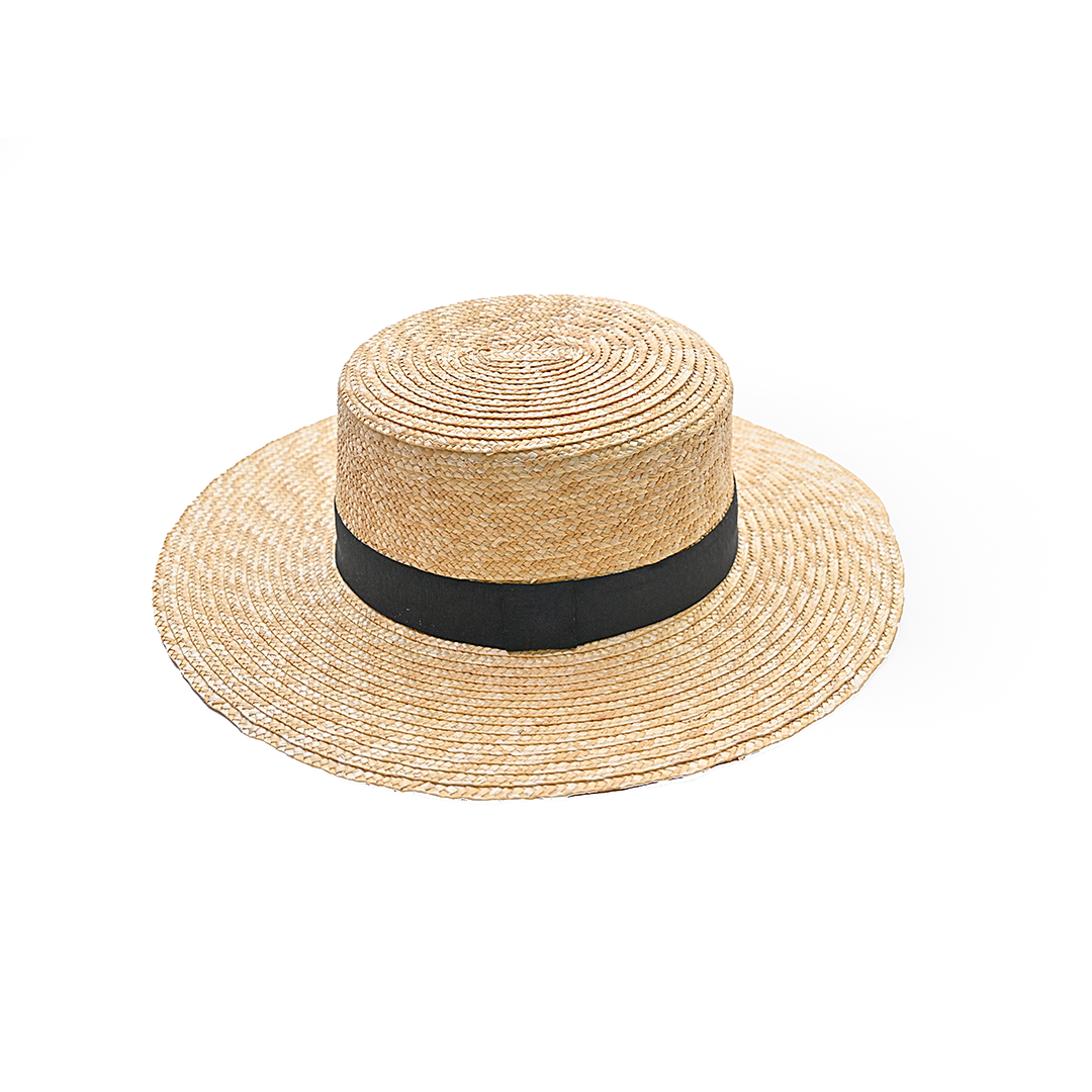 Wide Brim Boater Hat – Myaraa - Main Image