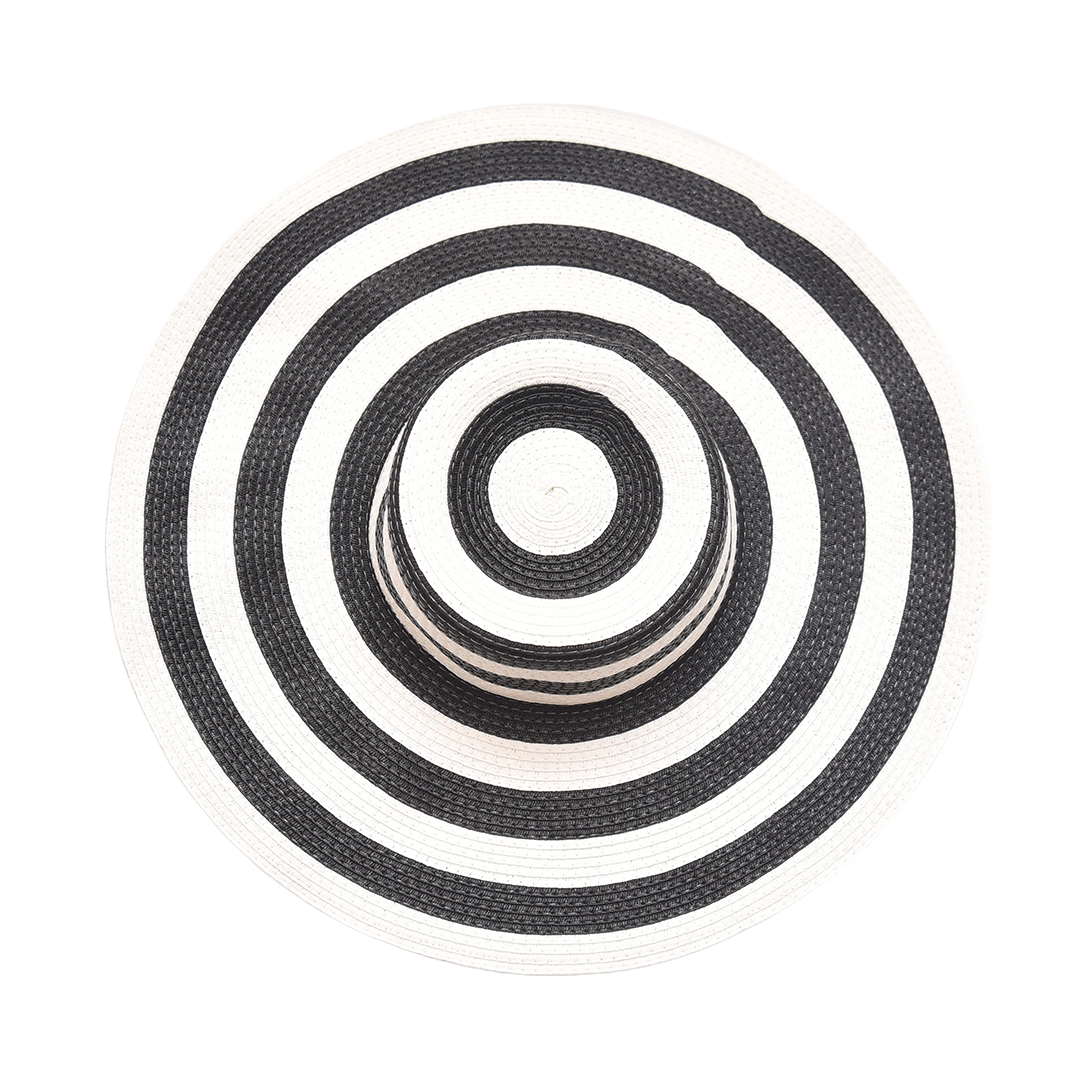 Black and white striped floppy hat shop