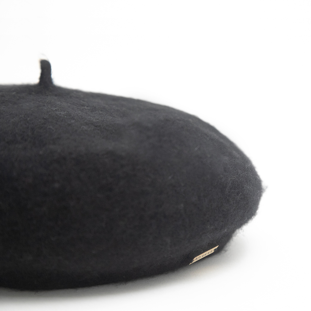 Myaraa Beret Hat Tufted Hat ? the hat gets you the most oh la la ? and goes  main image 4