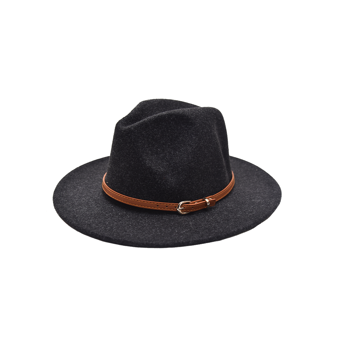 Black felt online panama hat